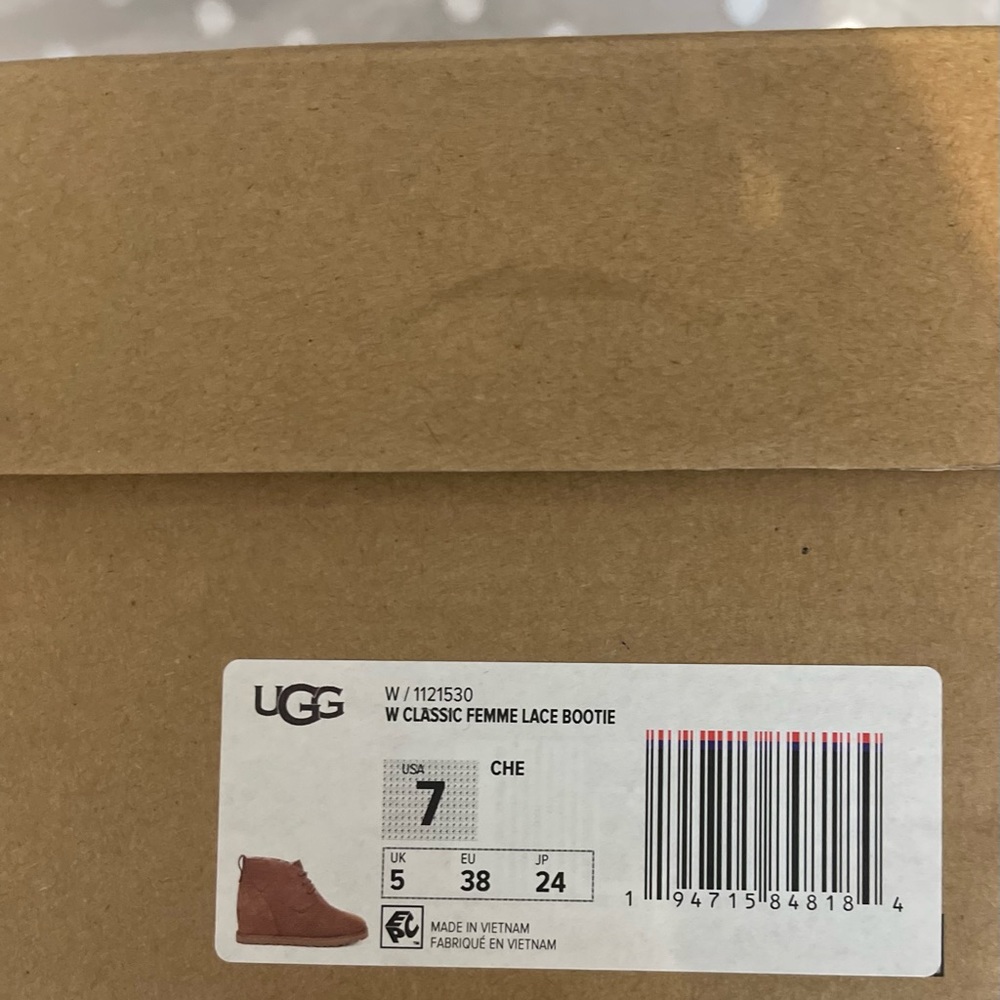 Women’s Ugg Booties New in Box size 6.5